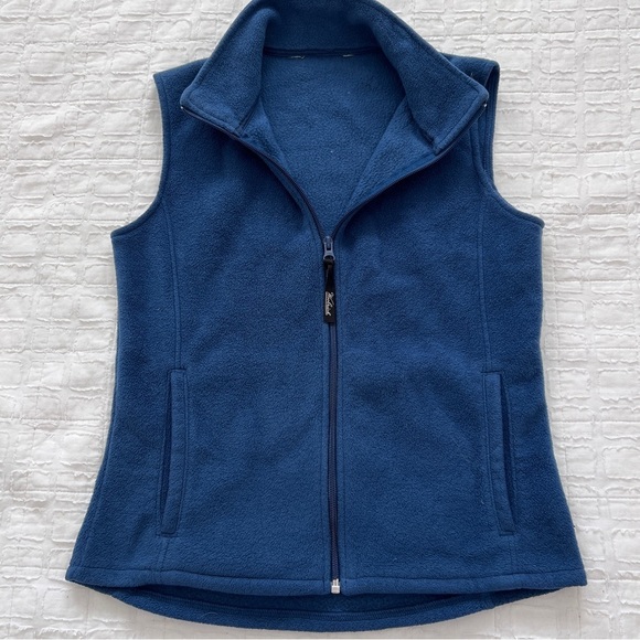 Woolrich Fleece Zip Up Vest EUC - Picture 3 of 5